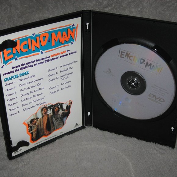 DVD - Encino Man Brendan Fraser Pauly Shore Sean Astin A.30 - Picture 4 of 4